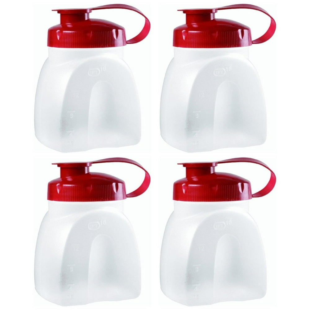 Rubbermaid MixerMate Servin' Saver 1 Pint Bottles, Pack of 4 Bottles