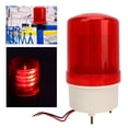 thumbnail image 4 of 10W Red LED Industrial Rotating Strobe Beacon Light - Noiseless Emergency Warning Signal with IP54 Protection, Impact & Heat Resistant ABS+PC Construction, 12V Operation for Industrial Equipment &, 4 of 6