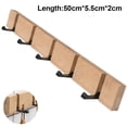 thumbnail image 2 of Wall coat hook coat hook Wall coat rack coat rack hook rack hanger - natural hook, 2 of 4
