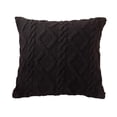 thumbnail image 1 of Funda de almohada 43x43cm Multiusos Cuadrada Cómoda Ropa de cama Elegante Negro, 1 of 9