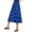 Blue, variant on Luxalzxs Women Vintage Polka Dots Skirt High Waist Pleated Skirt 1950s Midi A-Line Casual Flared Skirts for Party Work and Everyday Wear