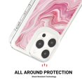 thumbnail image 5 of SaniMore Case for iPhone 11 Pro Max, Shockproof Ant-fall TPU Backplane Marble Stylish Pattern for Girls Women No-Yellowing Slim Lightweight for iPhone 11 Pro Max, Rosegold, 5 of 11