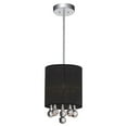 thumbnail image 1 of 1 Light Drum Shade Mini Pendant with Chrome finish, 1 of 2