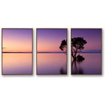 IDEA4WALL Framed Canvas Wall Art for Living Room, Bedroom Beautiful Nature Norway Landscape Canvas Prints for Modern Home Decoration Ready to Hang - 24"x36"x3 Panels