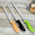 thumbnail image 4 of Slicing Tools Stainless Steel Bread Baking Serrated Spatula Kitchenware Chopper Accessories Divider Utensils Scraper Cake Dough Toast green, 4 of 8