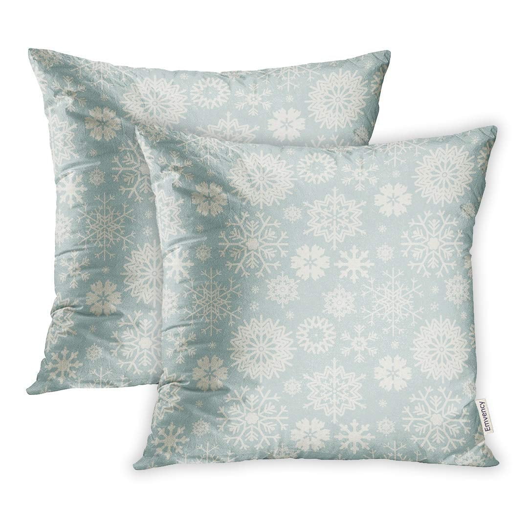 ARHOME Christmas Cute Snowflakes Light Blue Winter for Your Designs