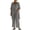 Gray, variant on 3 Piece Travel Outfits for Women Spaghetti Strap Tank Top Wide Leg Pant Sets with Long Long Kimono Cardigan Casual Lounge Set