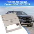 thumbnail image 4 of Car Front Roof Reading Lights Cover Spectacle Case Trim for Ford Ranger Everest Bt50 2012-2019, 4 of 5