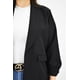 thumbnail image 4 of Blazer manga 3/4 Roman Fashion /Tallas Extras, 12255 (Negro) negro 36, 4 of 7