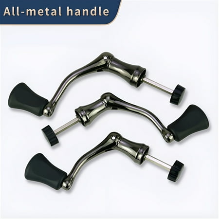 BESTSKY Metal Rocker Arm Spinning Reel Handle Grip for Fishing Reel Replacement
