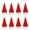 D, variant on Desktop Ornament - Desktop Dress Up - Lollipop Christmas Hat Small Mini Candy Santa Claus Cap Decoration Party - 2Pc Mini Christmas Hats