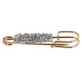 thumbnail image 2 of Delicate Rhinestone Brooch Waist Clip for Women Parties 4x2x1cm Stylish 1Pcs, 2 of 5