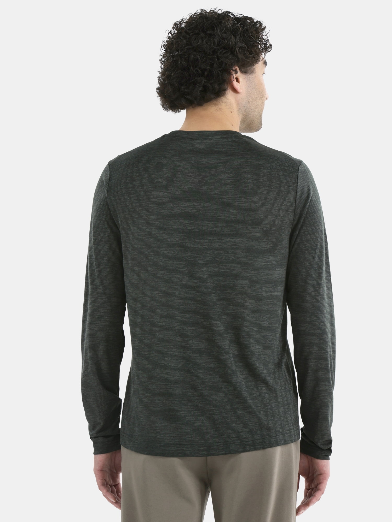 Athletic Works Men's Jersey Tee with Long Sleeves, Sizes XS-5XL