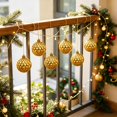 thumbnail image 5 of 6Pcs Christmas Ball Ornaments Set, 2.36 Inch Shatterproof Plastic Xmas Tree Baubles, Holiday Hanging Decor for Christmas Tree Wreath Party, 5 of 9