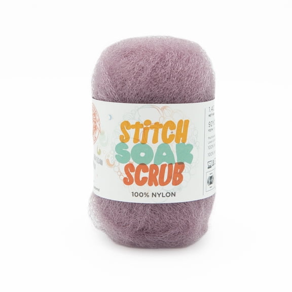 Lion Brand Stitch Soak Scrub Yarn-Lilac