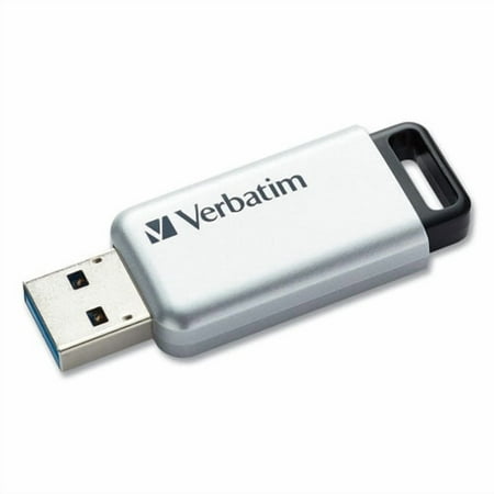 Store n Go Secure Pro Usb Flash Drive With Aes 256 Encryption 128 Gb Silver | Bundle of 2