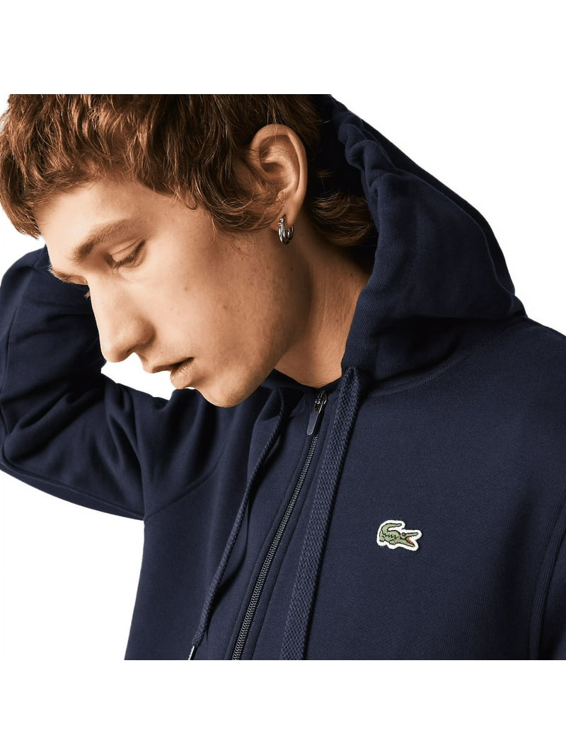 Lacoste Mens Sport Long Sleeve Fleece Full Zip Hoodie Sweatshirt