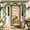 E, variant on Sktrjpolfis Easter Door Cover 35.43x70.90in Cartoon pattern Door Decoration for Wall Porch