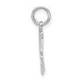 thumbnail image 2 of 14k Or Blanc Maman Collier Pendentif Charme, 2 of 7