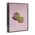 thumbnail image 2 of Stupell Industries Contemporary Pink Glimmer Kiwi Black Framed Giclee Art, 11 x 14, by LISH Creative, 2 of 8