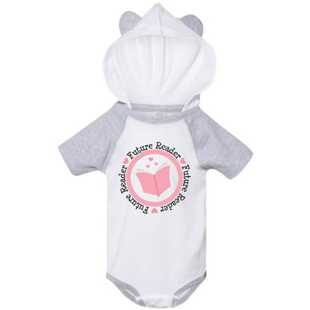 

Inktastic Reading Future Reader Girls Gift Baby Girl Bodysuit