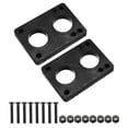 thumbnail image 1 of Unique Bargains 10mm / 3/8' Skateboard Riser Pads with Screw Kit PU Angled Wedge Shock Pads 29mm Mounting Bolt, Black, 2 Set, 1 of 5