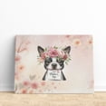 thumbnail image 3 of Happy Mother's Day Boston Terrier with Flower Crown and Greeting Card Horizontal Matte Canvas Poster Gentleman Dog Lover Gifts Wall Art Home Decor - 13004, 3 of 5