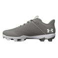 thumbnail image 4 of Under Armour Leadoff Low Rubber Molded Baseball Cleats Gray | Gray Size 10 Medium, 4 of 5