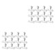 thumbnail image 1 of Kearding Clips para bolsas de acero inoxidable, solución de sellado práctica para aperitivos y patatas fritas, resistente y duradero, 12 Type1 NO1, 1 of 6