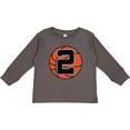thumbnail image 3 of Inktastic Basketball 2nd Birthday 2 Year Old Boys Long Sleeve Toddler T-Shirt, 3 of 5