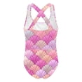 thumbnail image 5 of Kids Girls Bathing Suits sleeveless Bathing Suit 1 Piece Cozy Bathing Suit Size 7-8 Years Girls Clothes, 5 of 5