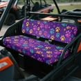 thumbnail image 2 of FKELYI Anti-Dust Mule Bench Seat Cover Backrest Cover UTV ATV Accessories Colorful Dog Paw Print Waterproof Powersports Seats Covers UTV Interior Decor, 2 of 7