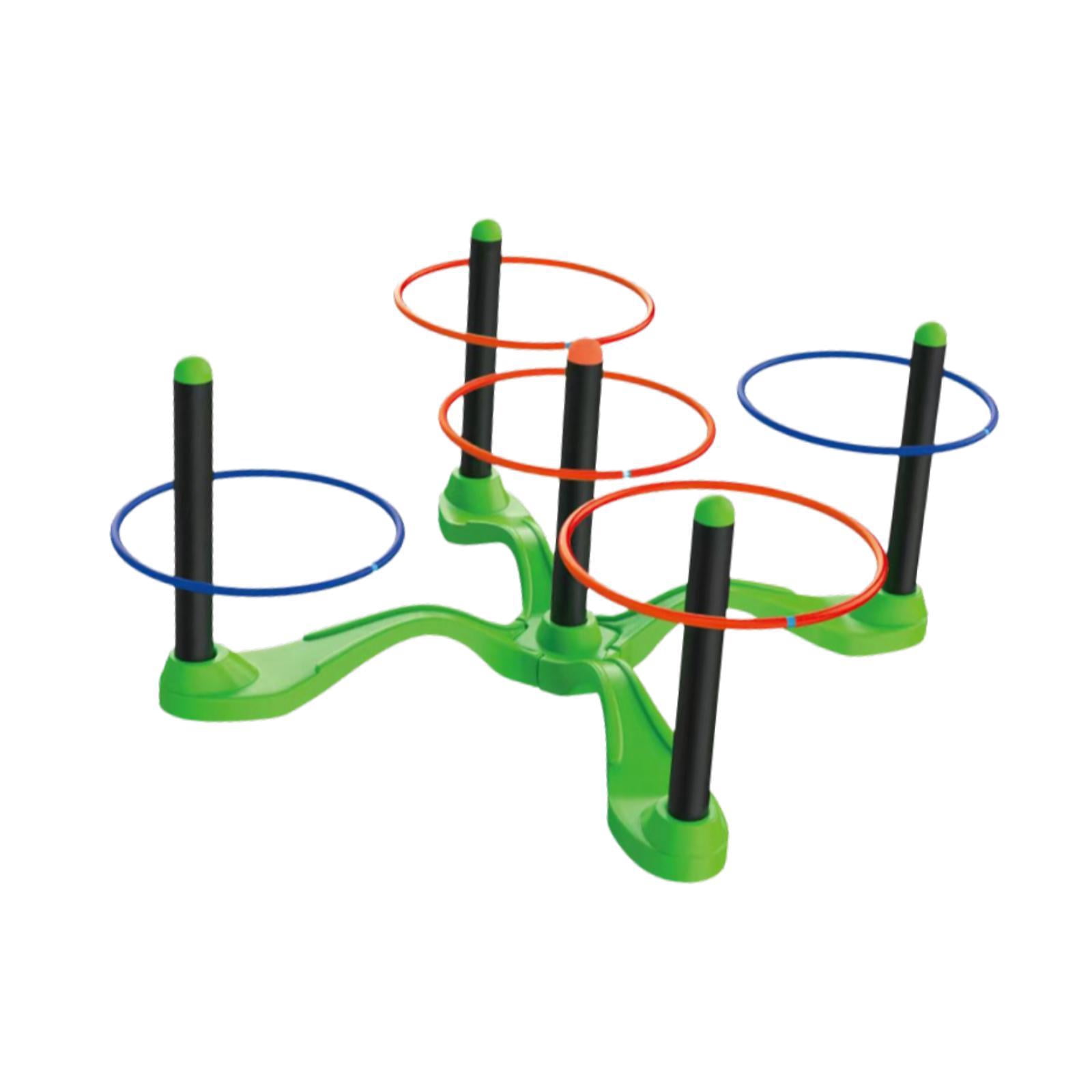 Wswqop Throwing Rings Game Set Ring Tossing Playset Interactive Sport Activity Fun Yard