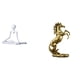 thumbnail image 1 of Estatua de caballo con pensamiento abstracto creativo, escultura decorativa única, adorno para entrada, dormitorio, regalo de inauguración de la casa,, 1 of 8