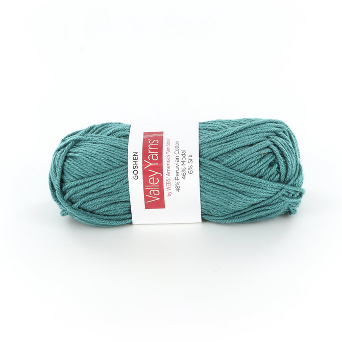 Valley Yarns Goshen Worsted Weight Yarn, 48 Peruvian Cotton/46 Modal