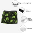 thumbnail image 3 of Pofeuu Skulls And Cobwebs Print Men’s Boxer Briefs, Moisture-Wicking Underwear, Regular,Trunk-Large, 3 of 5