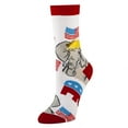 thumbnail image 4 of Oooh Yeah Women's Novelty Crew Socks, Funny Crazy Silly Socks, Cool Fashion Socks, Right-Wing, 4 of 4