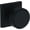 Black, variant on Baldwin HDVASSSR044 Vashon Non-Turning One-Sided Dummy Door Knob - Brass