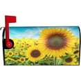 thumbnail image 2 of Sunflower Field Mailbox Cover Magnetic Mailbox Wraps Post Box Cover Décor 25.5x21 in, 2 of 7