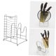 thumbnail image 2 of unbranded Organizador De Acero Inoxidable Para Cocina Soporte Para Tablas Tapas Y Utensilios Plateado, 2 of 8