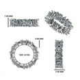 thumbnail image 3 of Stylish Elegant Multi-shape Moissanite 18k Eternity Ring, 3 of 6