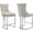 Beige-2Pack, variant on JESTOP 25" Counter Height Bar Stools Set of 2, Modern Velvet Barstools with Chrome Metal Legs and Tufted Back, Upholstered Island Chairs for Kitchen Island, Pub, Cafe, Beige