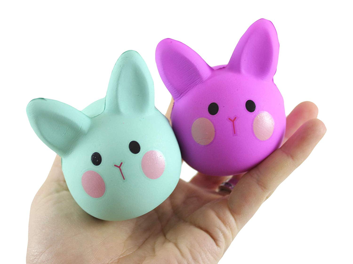 Mushimoto Bunny Eggie Soft Velvet Texture Squishy 6 Eggs Colorful Stress Relief 