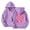 Purple, variant on Luvior Girl's Christian Graphic Hoodie God Jesus Loves Me Hoodies for Kids Faith Religious Hooded Sweatshirts Pullover Tops