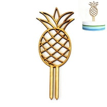 Soimiss Pineapple Centerpieces for Table Rustic Wooden Decorations 1Set