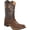 Mocha, variant on Men's Genuine Leather Western Boot Square Toe Rodeo Cowboy Boot