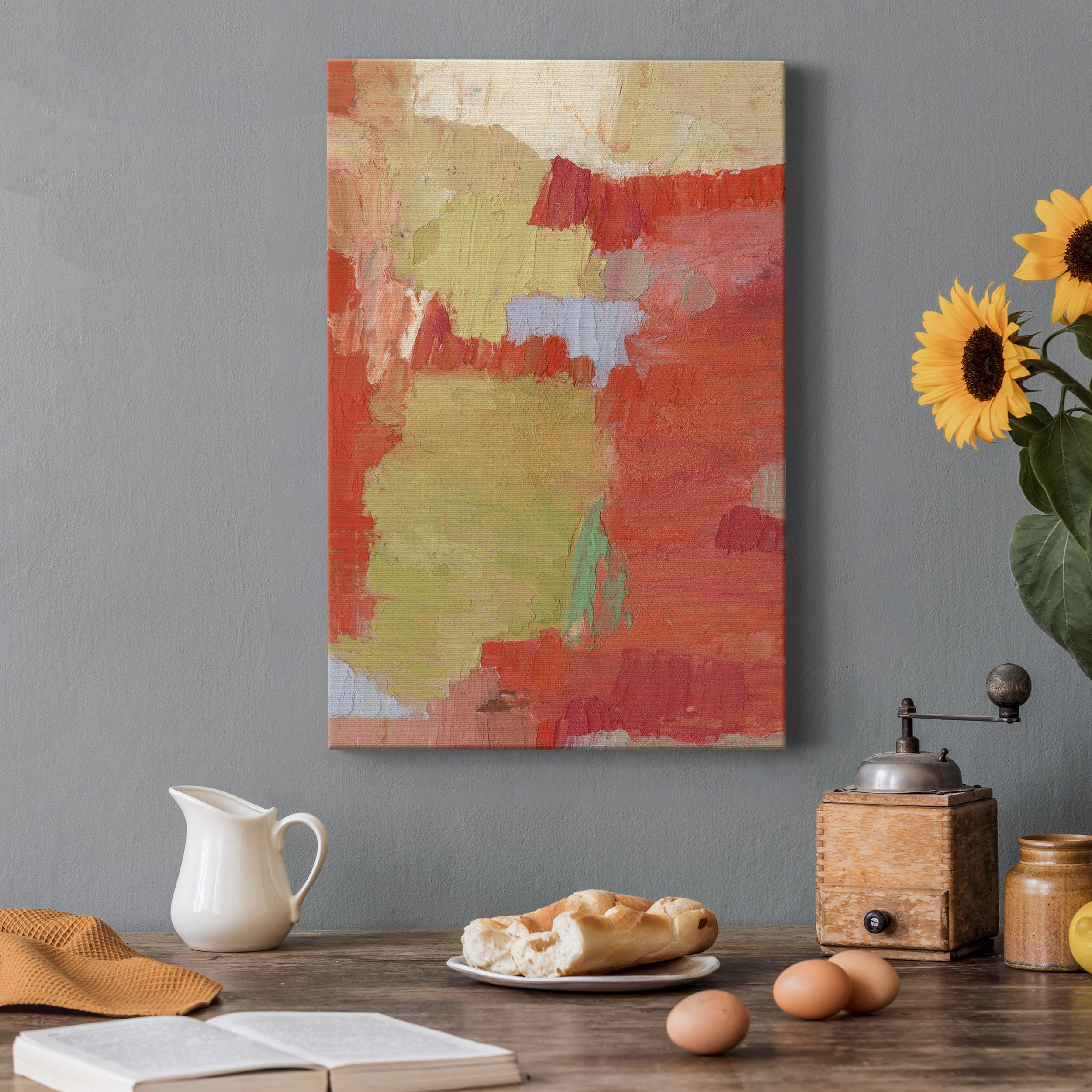Bright Costa I Premium Gallery Wrapped Canvas - Ready to Hang