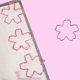 thumbnail image 4 of sweethay 50 clips de papel con forma de flor aleatoria de color cartulina, 4 of 6
