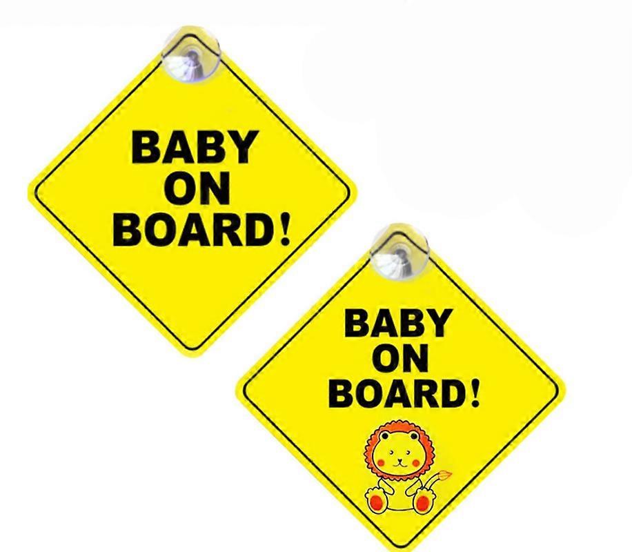 2 pcs stroller stickers, warning signs - Increase safety and visibility ...