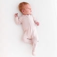 thumbnail image 5 of Kyte Baby Zippered Footie in Blush, 5 of 8